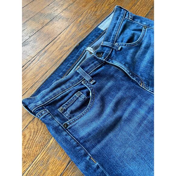 RAG & BONE 'Jean/Dre Capri' Jeans w/Raw Hem sz 28 (actually 31w) - Picture 2 of 13